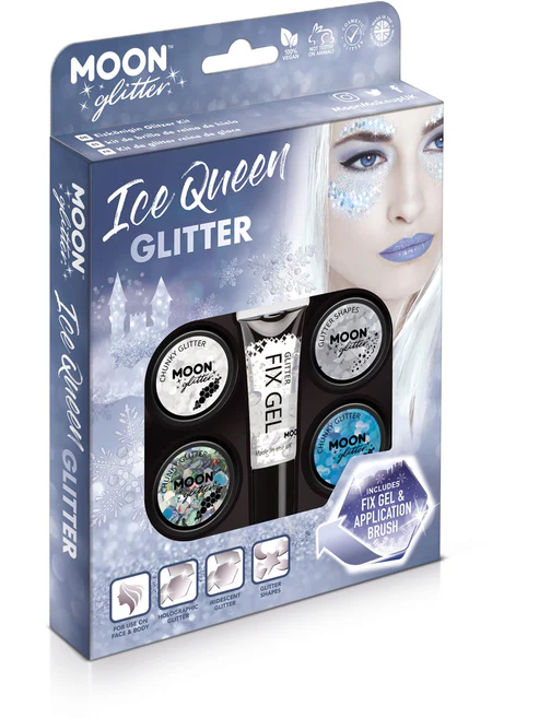 Moon Glitter Ice Queen Glitter Kit, Assorted Boxset
