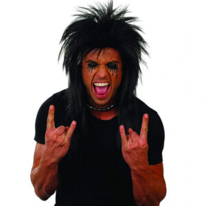 Black Glam Rock Wig - Image 2