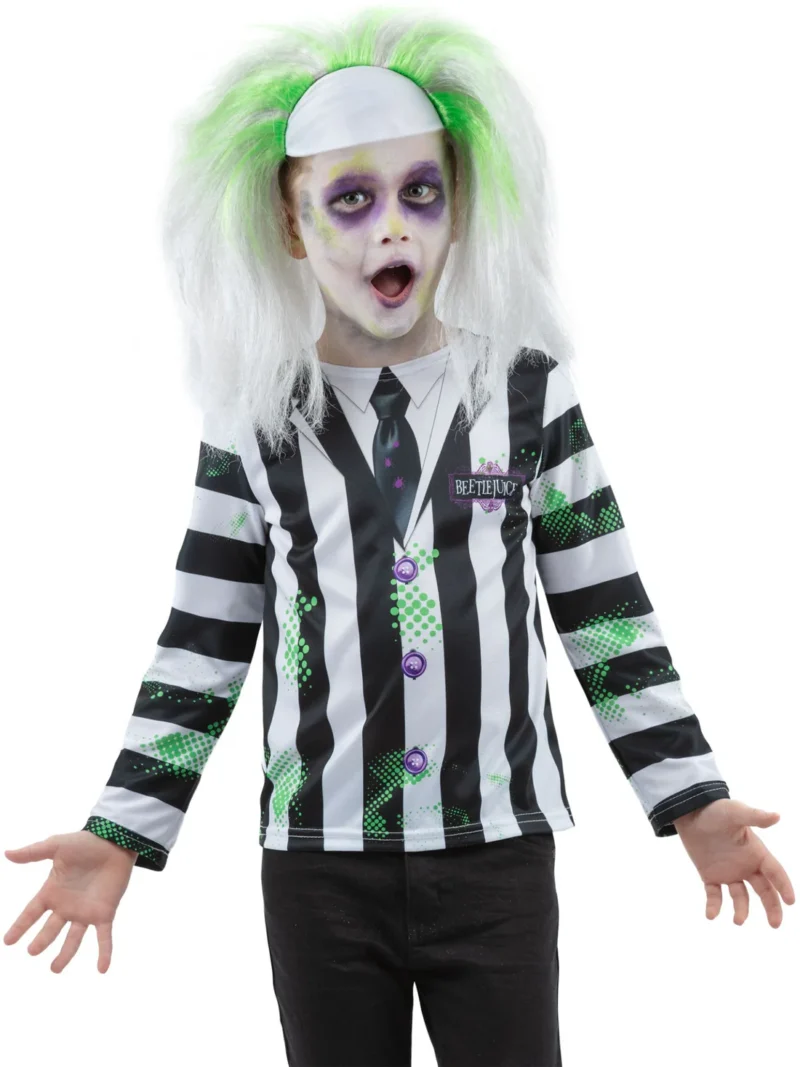 Beetlejuice Top Childrens Fancy Dress Costume - Image 2