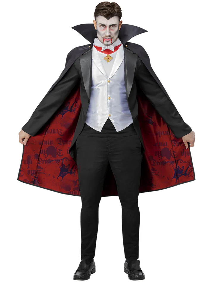 Universal Monsters Dracula Mens Halloween Fancy Dress Costume