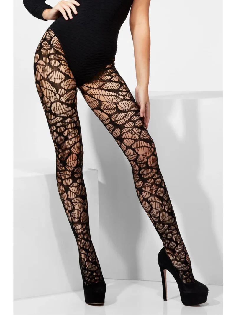 Fever Web Crochet Tights