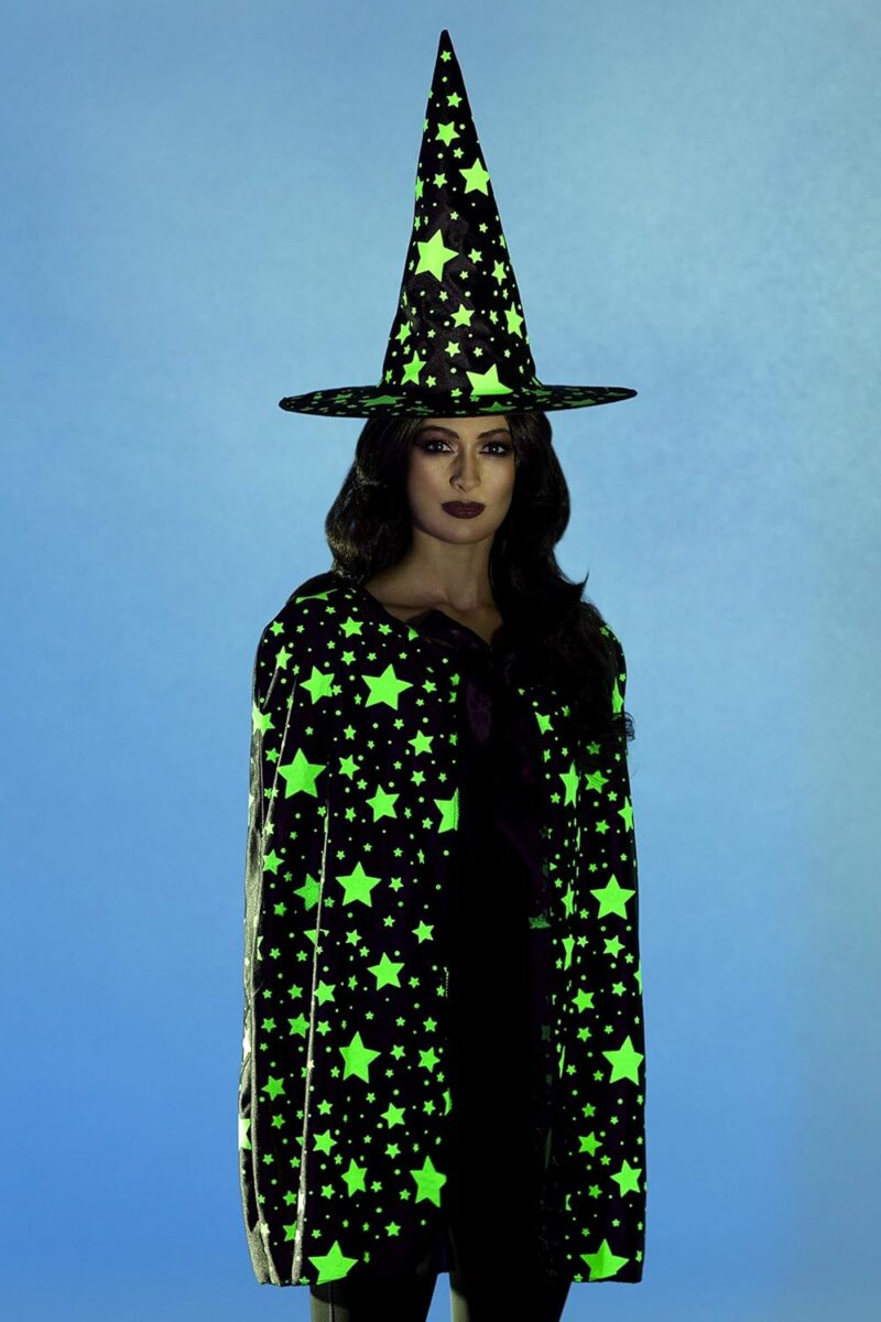 Midnight Witch Cape Glow In The Dark - Image 2