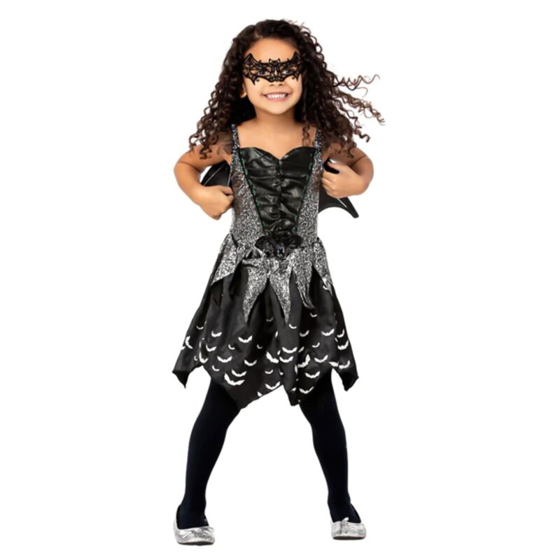 Dark Fairy Bat Children's Halloween Fancy Dress Costume