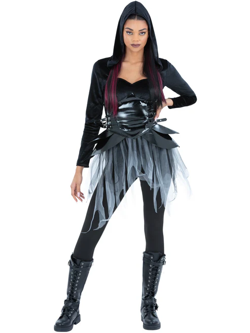 Dark Warrior Ladies Fancy Dress Costume