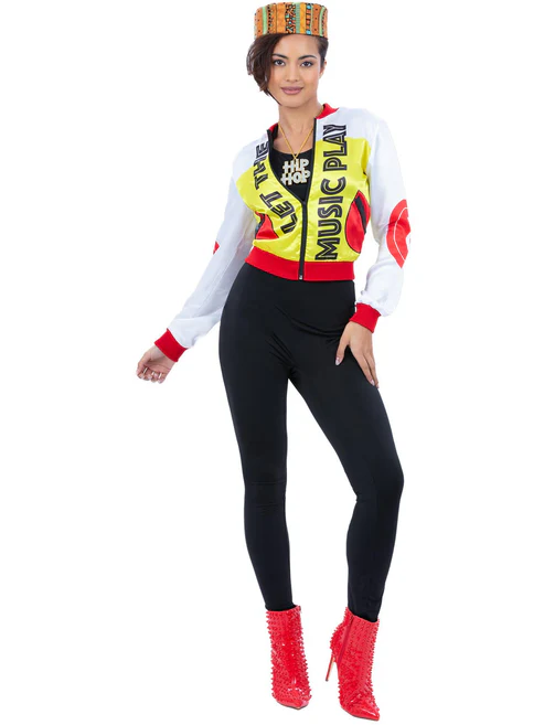 90s Push it Pop Queen Ladies Fancy Dress Costume