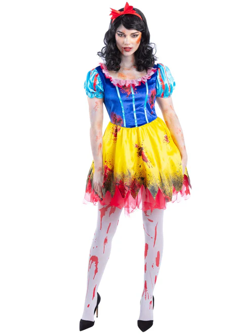 Zombie Apple Princess Ladies Halloween Fancy Dress Costume