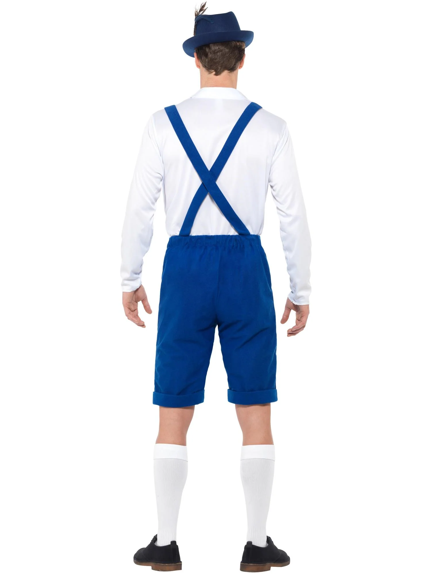 Blue Bavarian Men's Fancy Dress Costume - Image 2