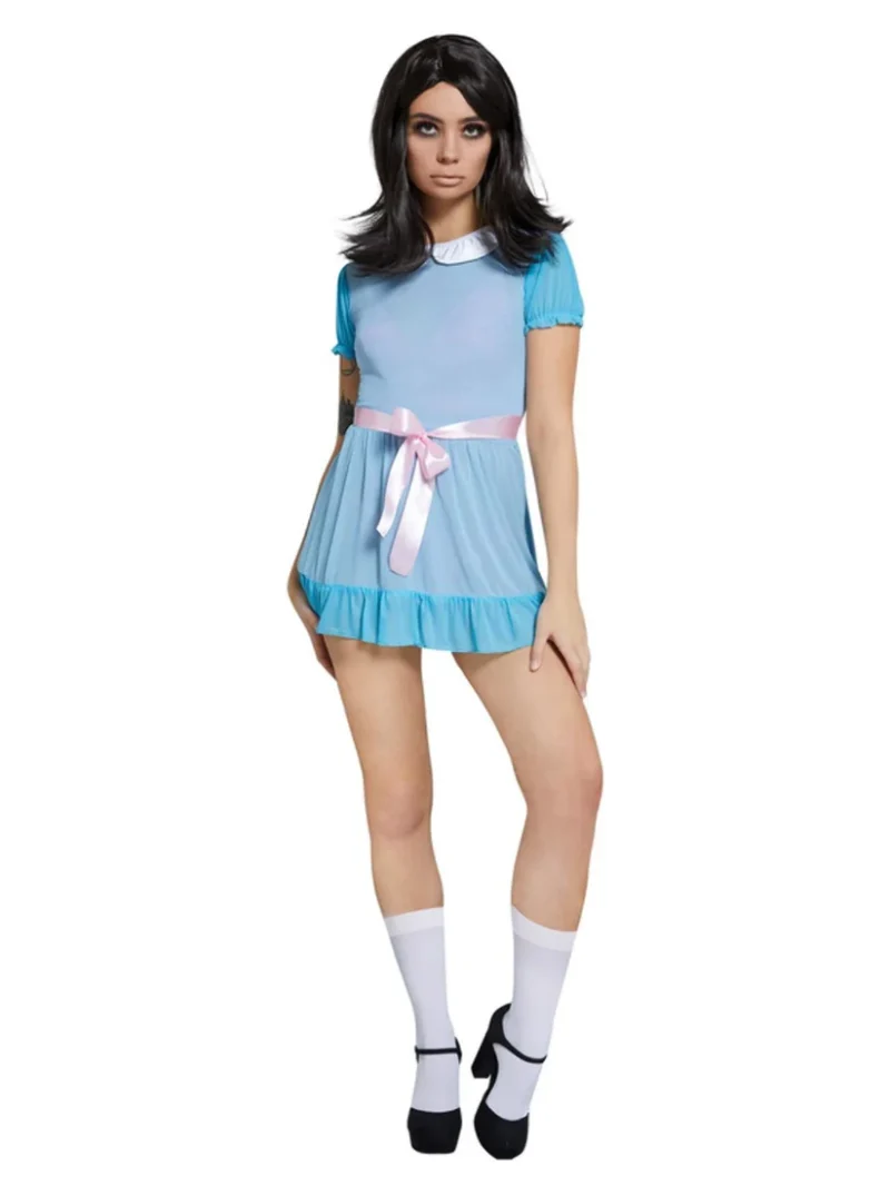 Fever Freaky Twin Halloween Ladies Fancy Dress Costume
