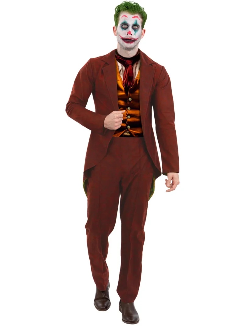 Modern Jokester (Joker) Mens Halloween Fancy Dress Costume