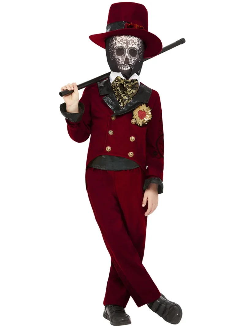 Day Of The Dead Sacred Heart Groom Childrens Halloween Costume