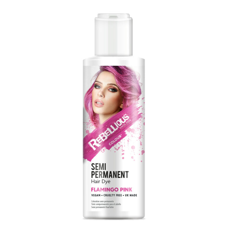 Rebellious Semi-Permanent Hair Dye Flamingo Pink