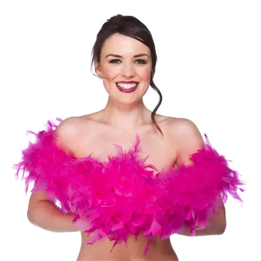 Feather Boa Hot Pink 60g