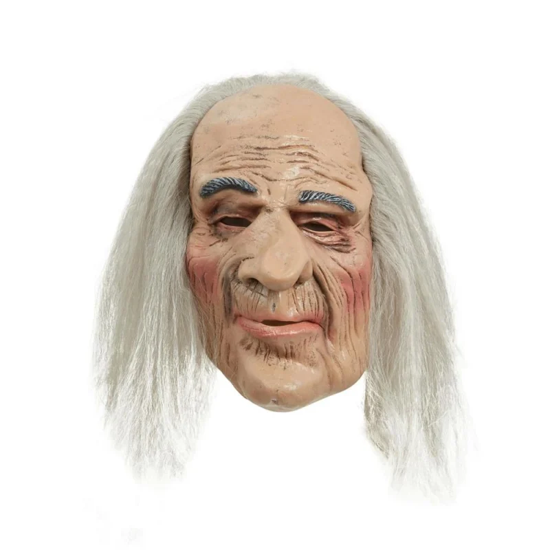 Old Man Mask With Glasses