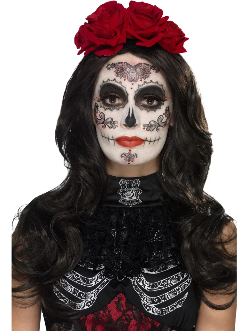 Smiffys Day Of The Dead Tattoo Transfer Kit