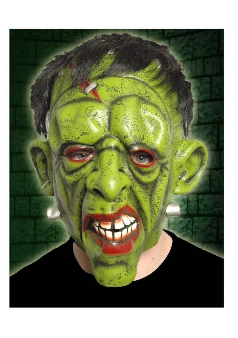 Frankenstein Latex Mask With Hair