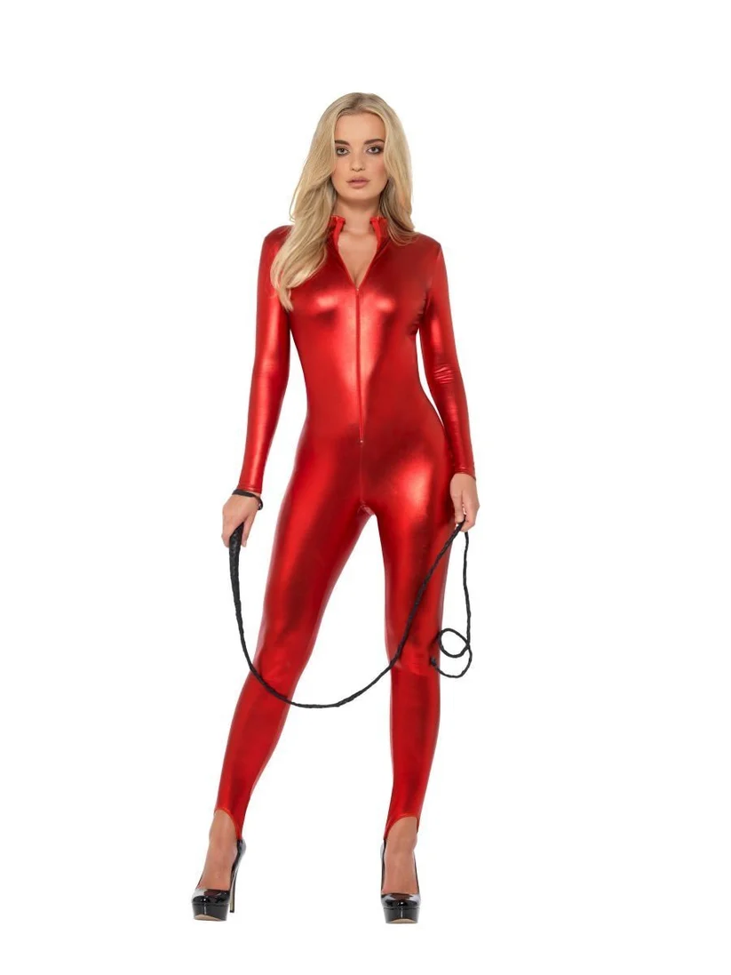 Red Whiplash Red Ladies Fancy Dress Costume
